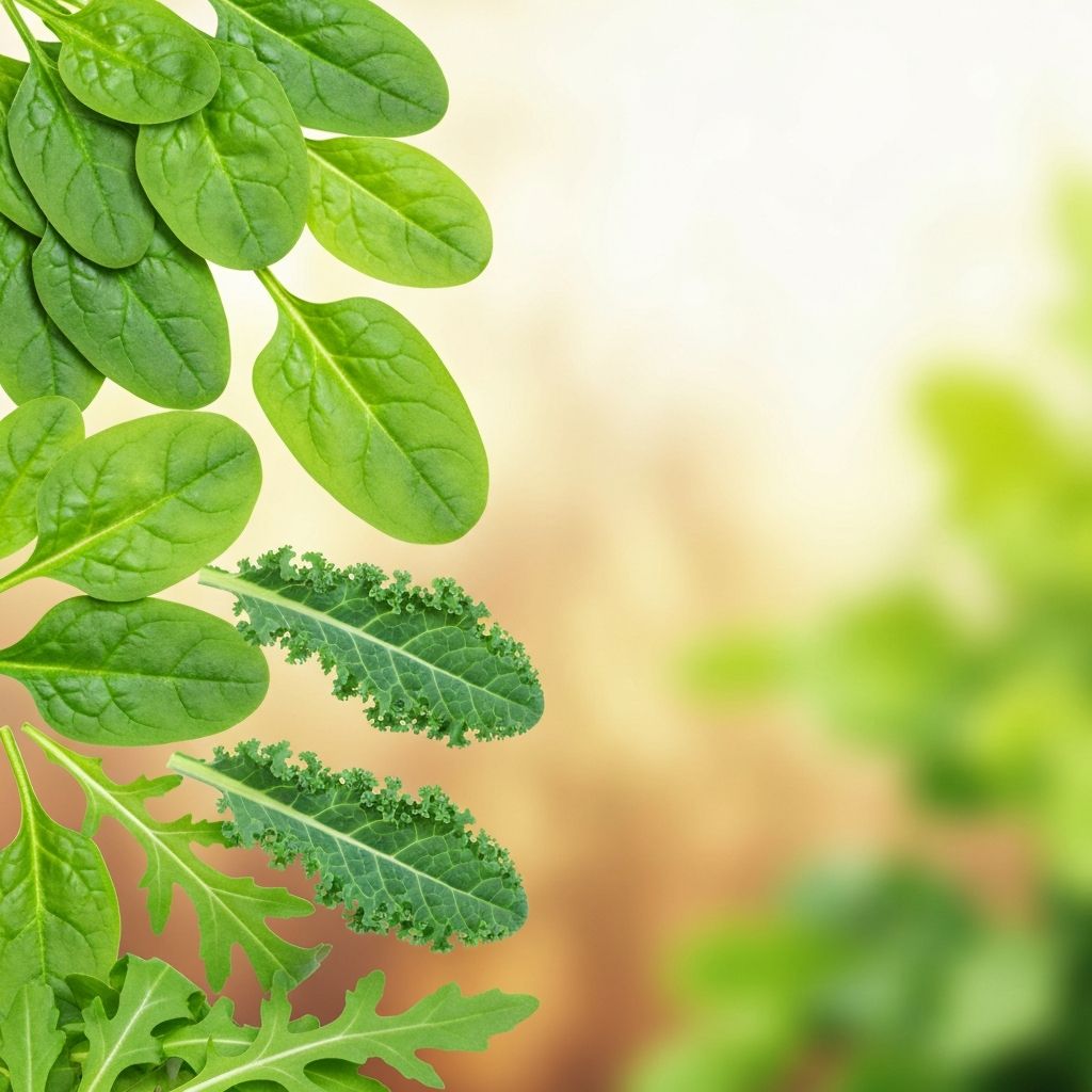 Lutein és zeaxantin természetes forrásai - zöld leveles zöldségek